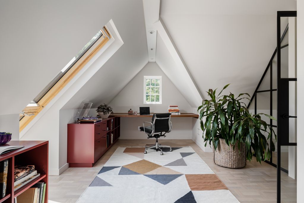 Home office biophilic transformation โ before
